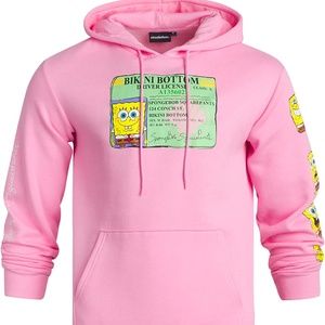Spongebob Squarepants Hoodie Pink